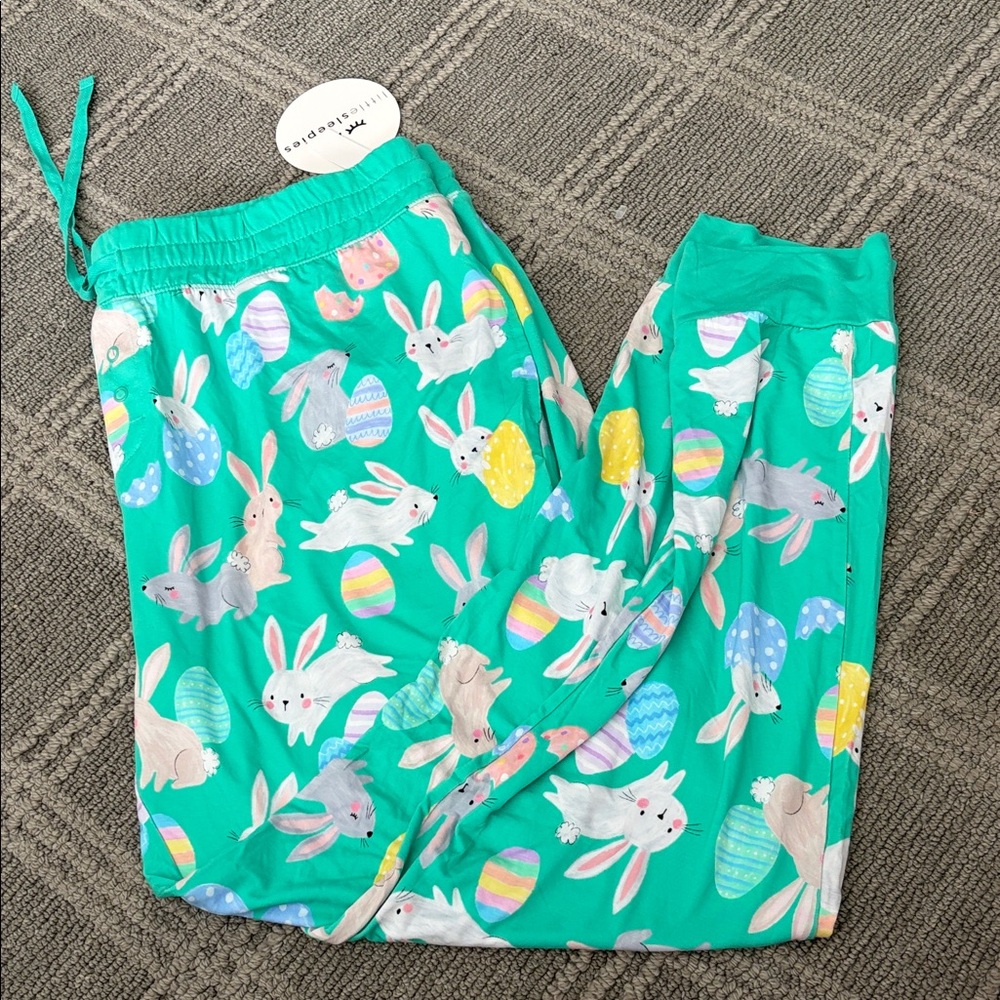 Little sleepies Easter bunny womens pj joggers